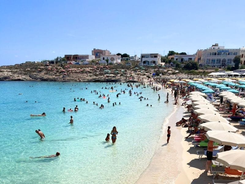 Spiaggia a Lampedusa