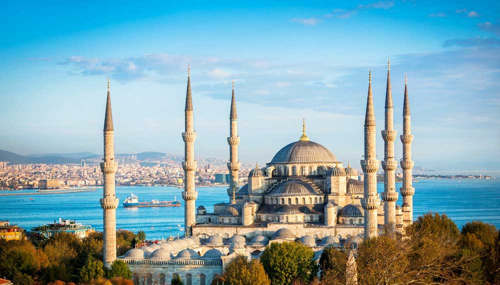 La Moschea Blu di Istanbul, Turchia.